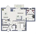Lejlighed Waldstrasse 5b 04 *