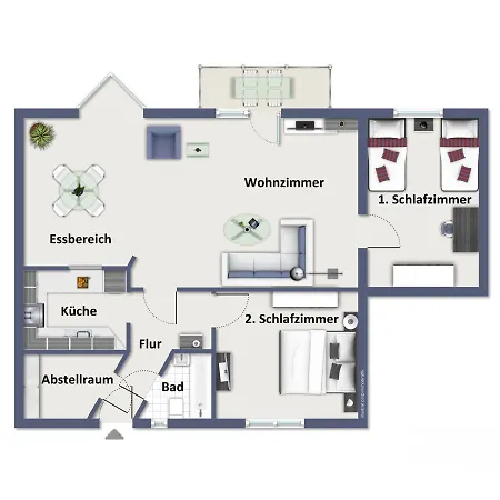 Waldstrasse 5b 04 Apartment Kuehlungsborn